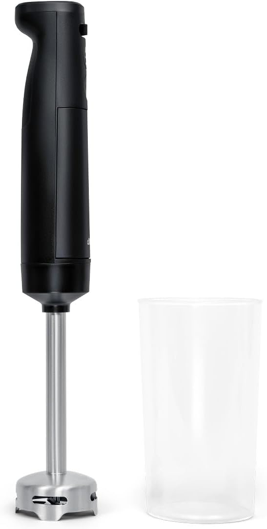 Stabmixer Set 1000W – inkl. Zerkleinerer, Schneebesen & Mixbecher, Turbo-Funktion, stufenlos regelba
