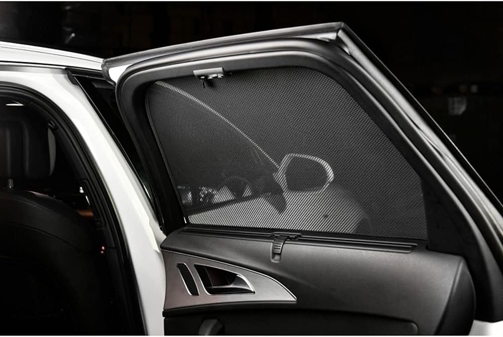 Satz Car Shades (Hintertüren) kompatibel mit Volkswagen Golf VIII 5 türer 2020- (2-teilig)