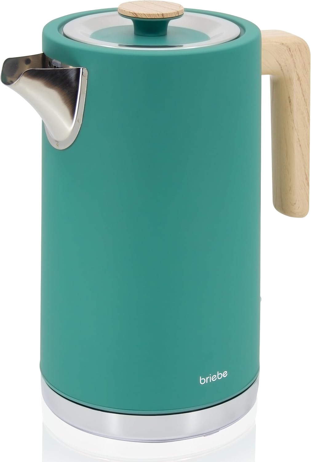 briebe Nordic Set Toaster 2 Scheiben Breite Schlitze mit Brötchenaufsatz, 6 Toast Stufen + Wasserkoc