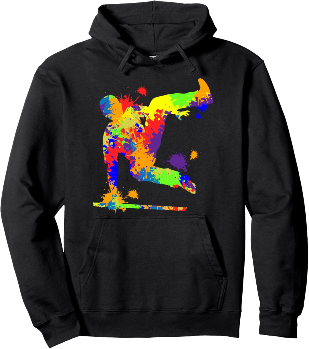 Parkour Extremsportler Parcouring Parcour Jungen Kinder Pullover Hoodie