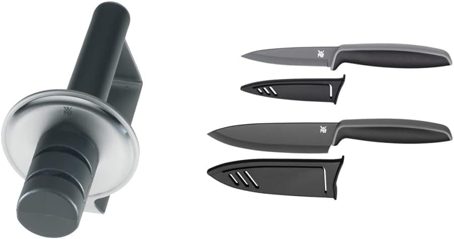 WMF Messerschärfer Gourmet Keramikscheiben 2 Stufen Vor- und Nachschleifen sichere Handhabung & Mess