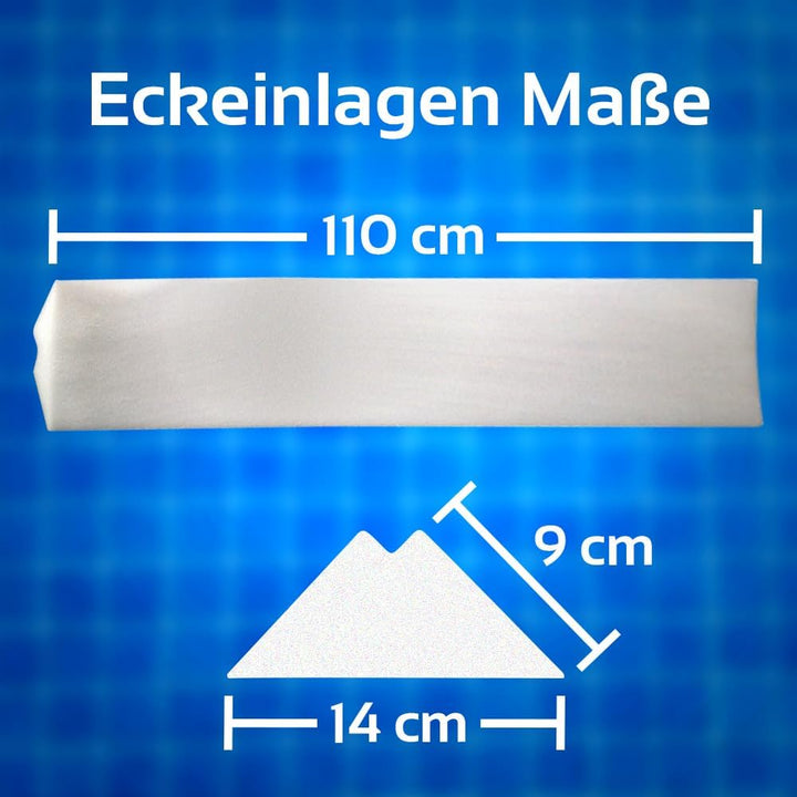 POOL Total Eckeinlagen für 8,00 x 4,00 m Ovalbecken - Erleichtern die Reinigung und schützen die Fol