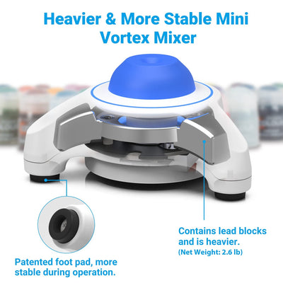 FOUR E'S SCIENTIFIC Vortex Mixer Farbschüttler 5600UpM mit 100-pcs Stahlkugel Schnelles Mischen Touc
