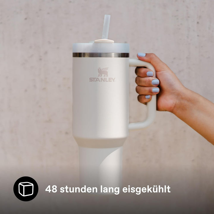 STANLEY 1913 Quencher H2.0 Flowstate Trinkflasche Mit Strohhalm 1.2L - Thermobecher Kühlt 11 Stunden