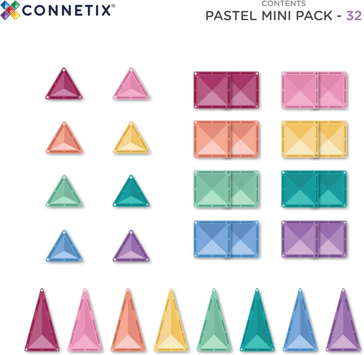 Connetix Mini-Pastellkreide, 32 Stück