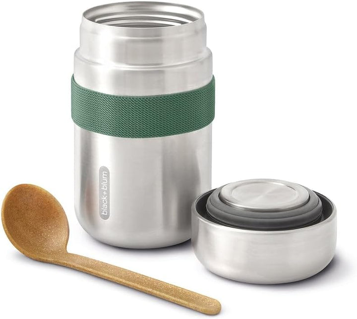 black+blum | Food Flask, Thermobehälter, ozean, 400 ml, Ozean