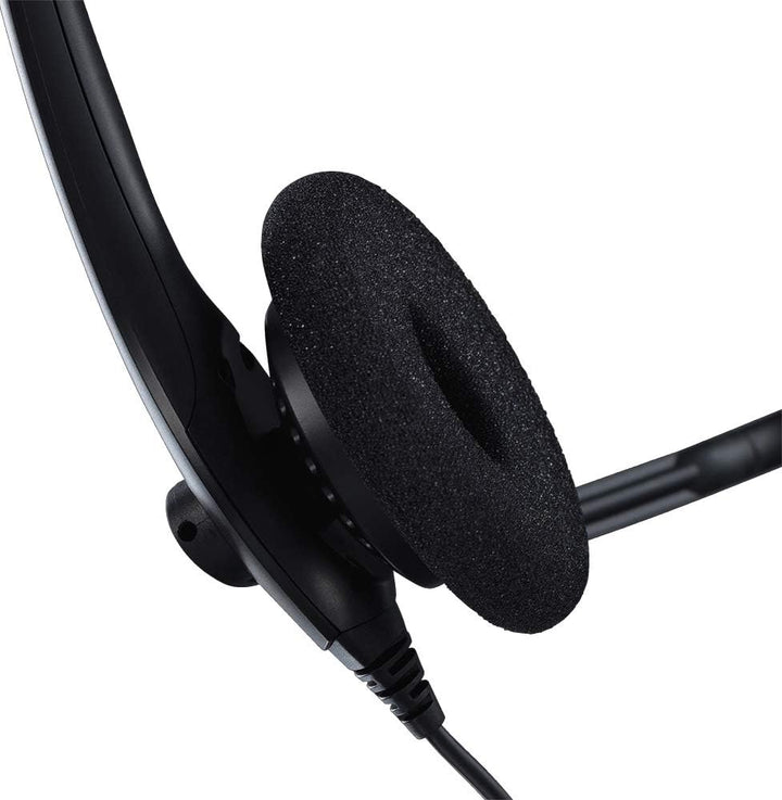 Jabra Biz 1500 USB-A On-Ear Stereo Headset - Corded Headphone with Noise-Cancelling Microphone, Cont