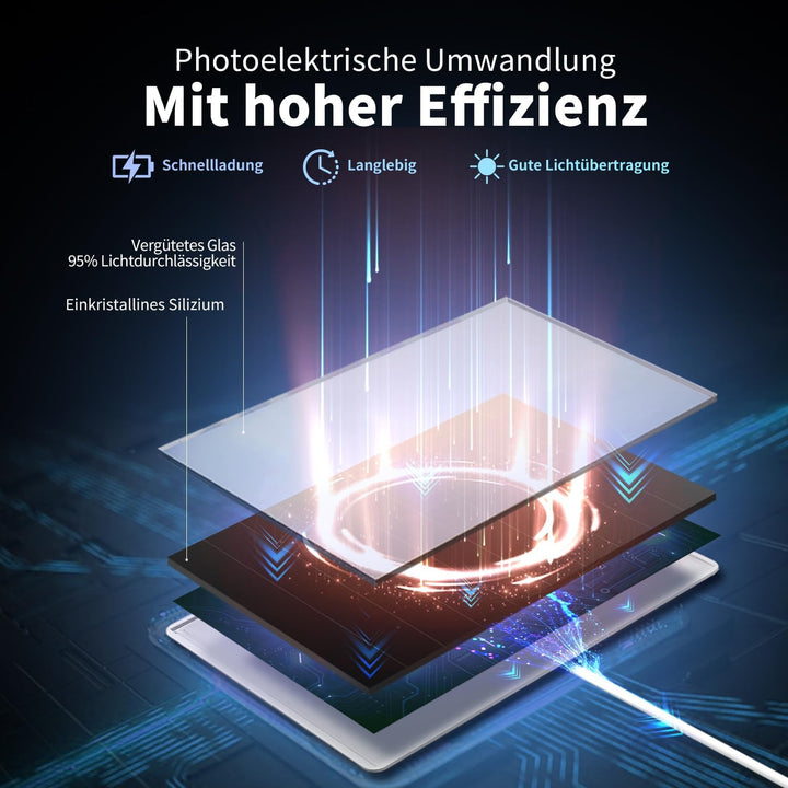 8 W Solarpanel für Ringkamera, Solar-Ladegerät mit DC35 x 135-Anschluss und 3 m Kabel (Fassstecker a