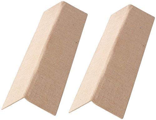 Europet 433-199077 Faltbares Sisal Eck-Kratzbrett für Katzen, 75 x 28 cm, mit Vlies-Wandschutz, Beig
