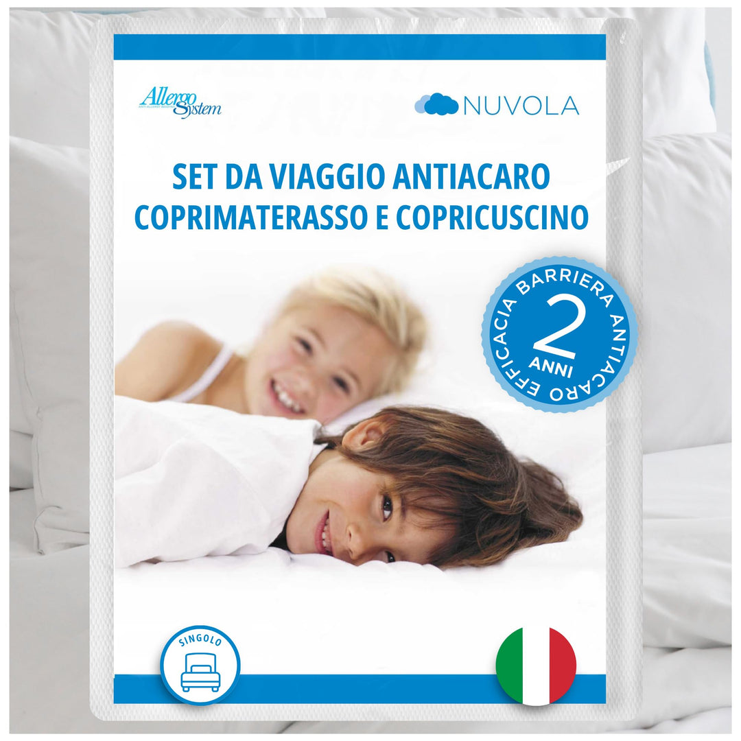 Allergosystem Cloud Travel Sets, Polyester, Keine Angabe, 90x200x20cm, 90x200x20cm