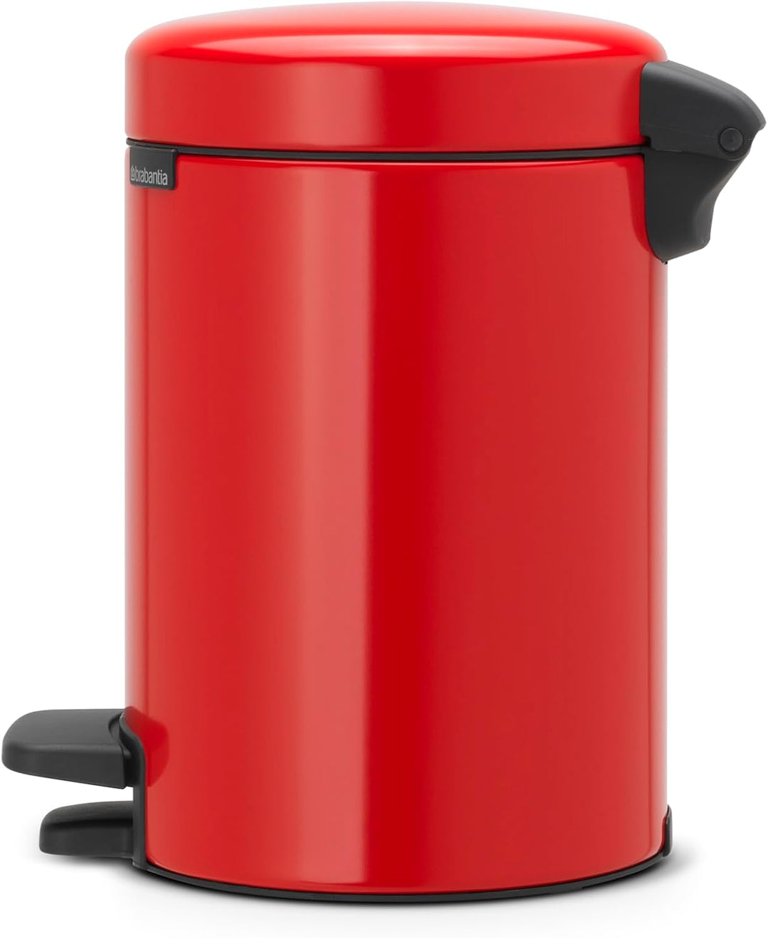 Brabantia Treteimer mit Inneneimer aus Kunststoff, stahl, Passion Rot, 3 Liter 3 Liter Passion Red,