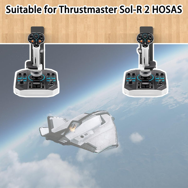 Desk Mount Compatible with Thrustmaster T - Flight Hotas One, T - Flight Hotas 4, T - Flight Hotas X