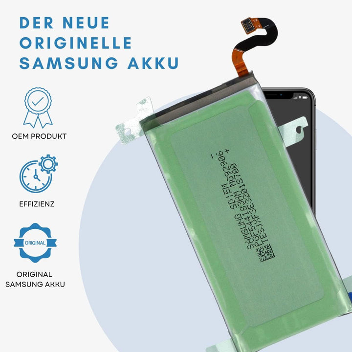Original Akku für Samsung Galaxy S8 G950 Original OEM - 3000 mAh Lithium-Ionen-Batterie - Fabrikneu