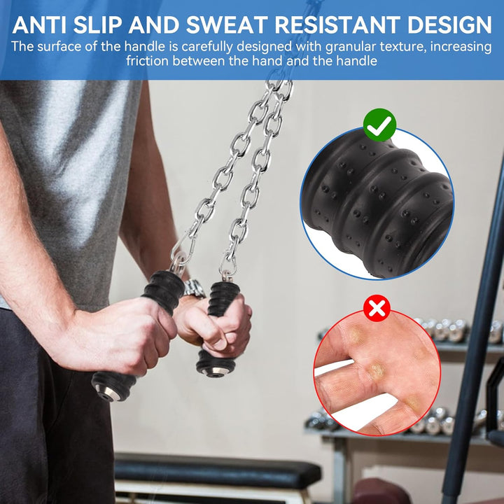 Cyrank Krafttraining Single Grip, Fitness Einhandgriff, Kabelzug Griffe, Push Down Single Gym Handle