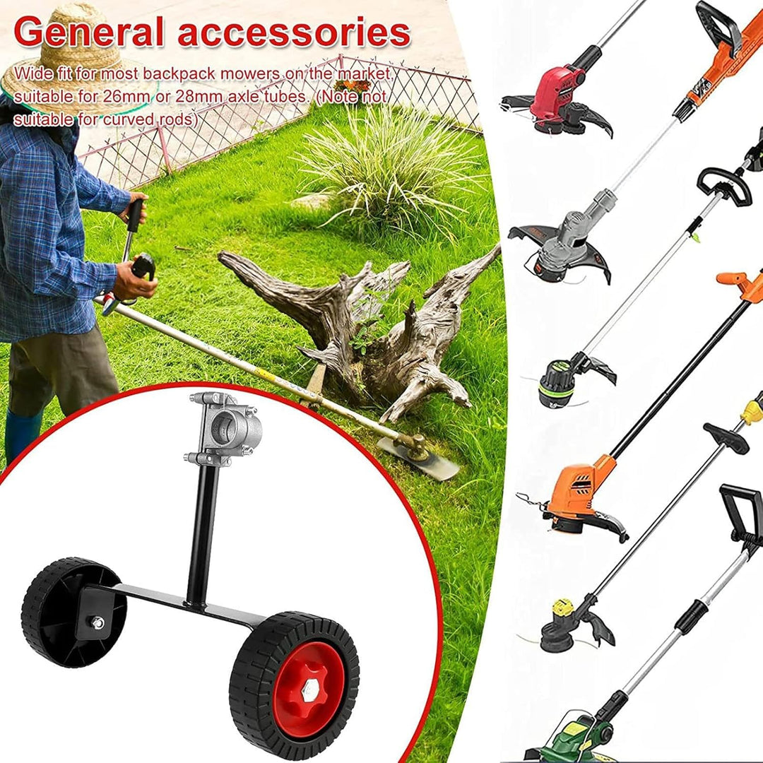 Stützrad Für Trimmer, Hilfs Für Motorsense, Stütz Für Rasentrimmer, Verstellbare Grasschneiderteile,