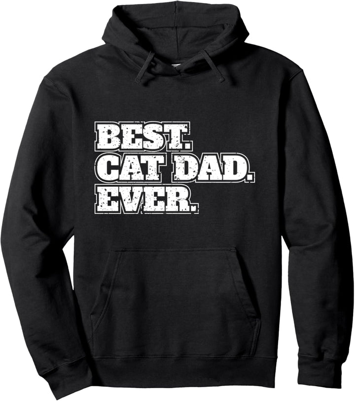 Bester Katzenvater Zeiten Lustige Katze Vater Besitzer Pullover Hoodie