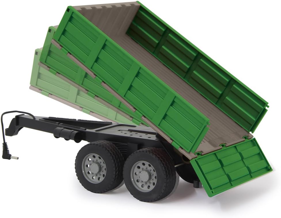 JAMARA 412412 - Kipper für Fendt 1050 - Ferngesteuerte Kippmulde hoch/Runter, Anhängerkupplung vorne