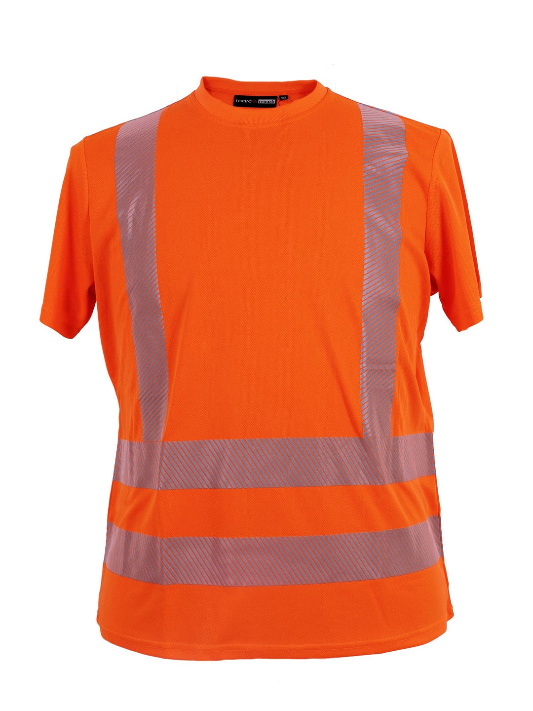 Warn T-Shirt von Marc&Mark in grossen Grössen, orange 5XL Grosse Grössen Orange, 5XL Grosse Grössen