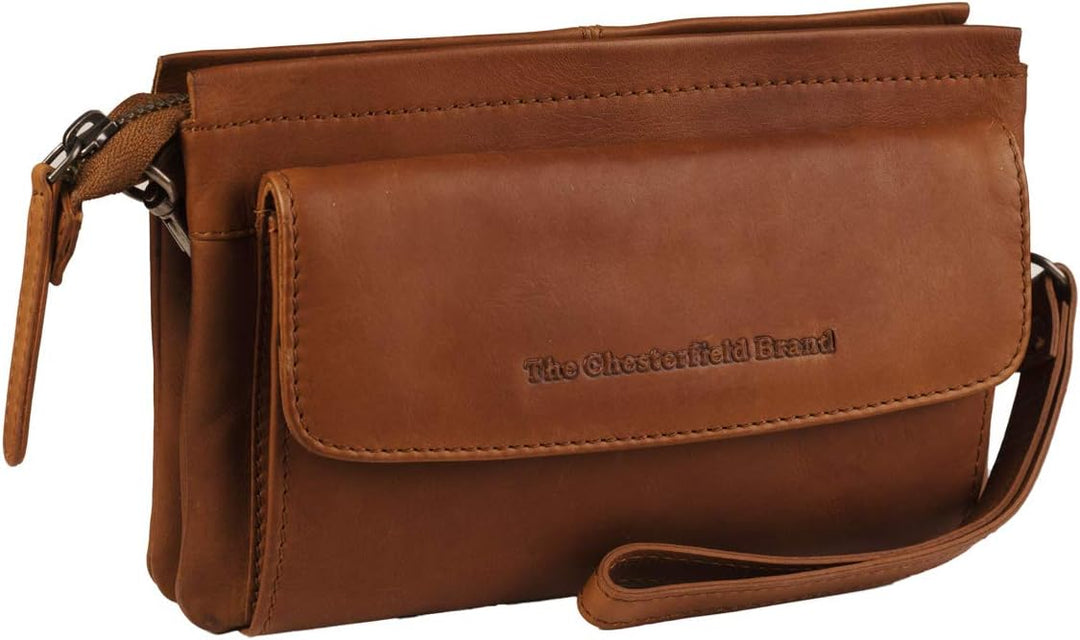 The Chesterfield Brand Wax Pull Up Evelyn Handgelenktasche Leder 22 cm