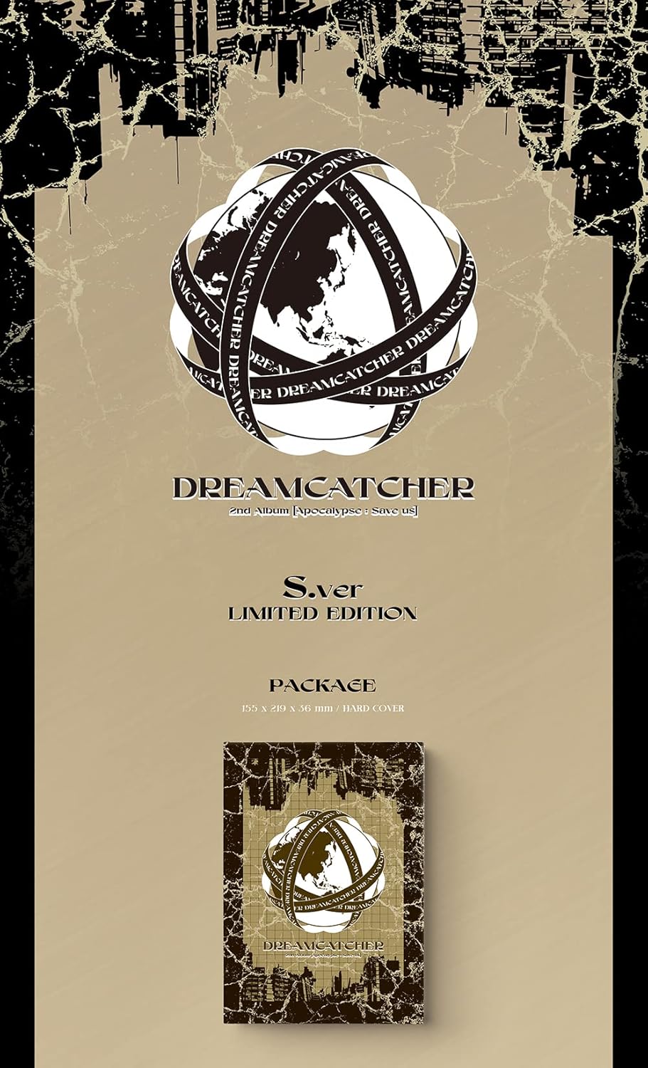 Kakao M DREAMCATCHER - Apokalypse : Save us [Limited Editon] S Ver. Vol.2 Album + extra Fotokarten-S