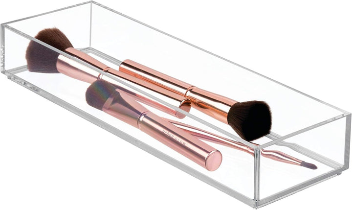 iDesign Schubladenorganizer, mittelgrosser Schubladeneinsatz aus Kunststoff für Besteck und andere U