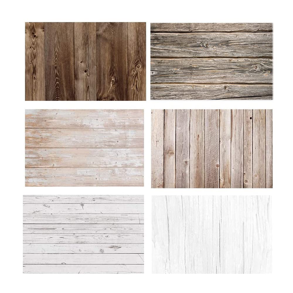 Lebensmittel-Fotografie-Hintergrund-Set, 3-teilig, 54 x 84 cm, flach, doppelseitig, für Fotostudio,