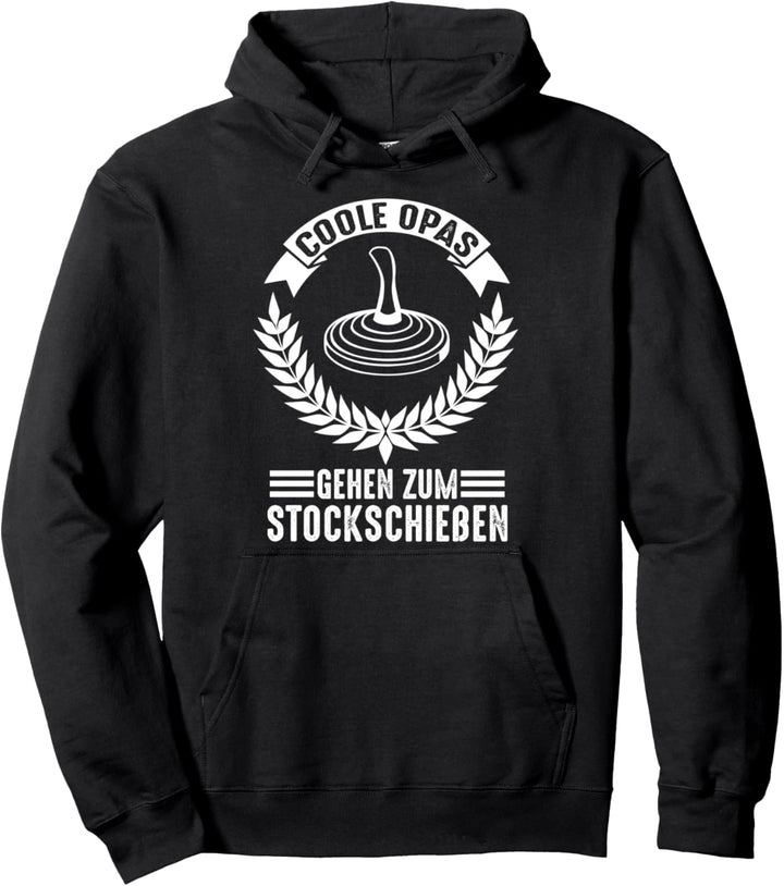 Stockschiessen Stockschütze Stockschützen Geschenk Pullover Hoodie