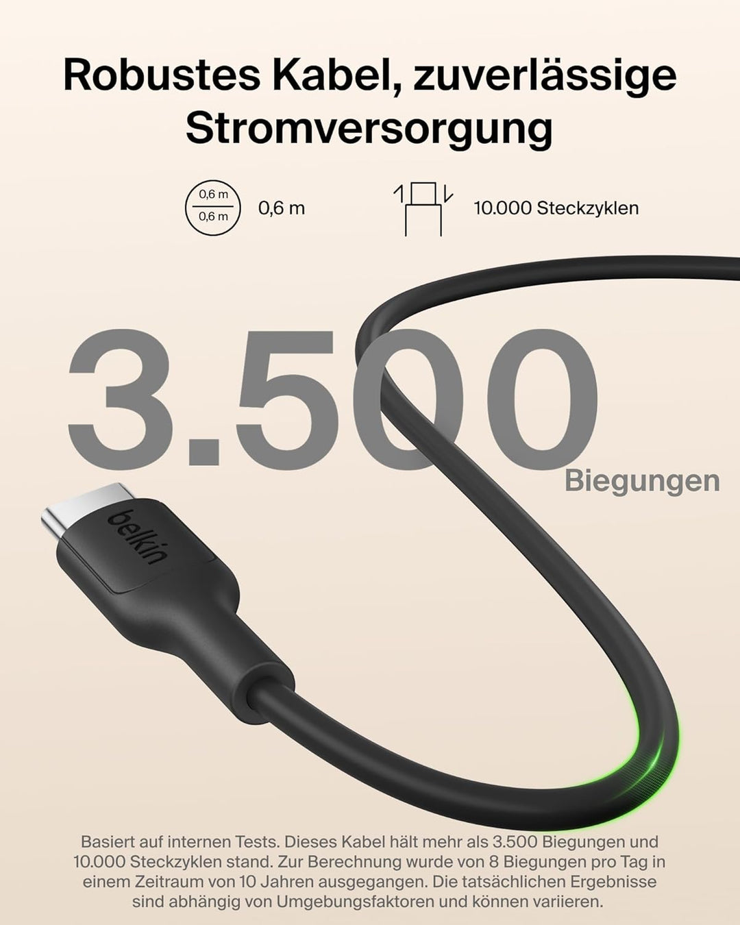 Belkin BoostCharge Power Bank Qi2 15W, Schlanke Magnetische Powerbank 5000mAh mit Ständer, Inklusive