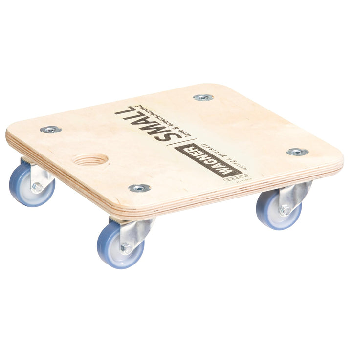 WAGNER Transportroller Transporthilfe I Möbelroller aus Schichtholz 29 x 29 x 8,5 cm, Tragkraft 250