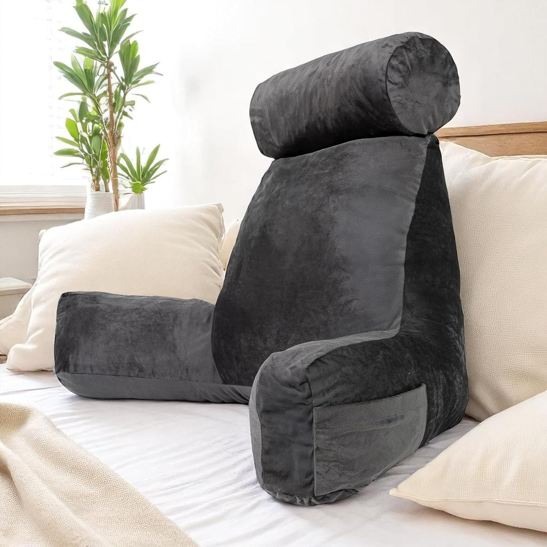 bananair – Lesekissen für Bett und Sofa aus Samt – Abnehmbare, Maschinenwaschbare Hülle – Weich & Ko