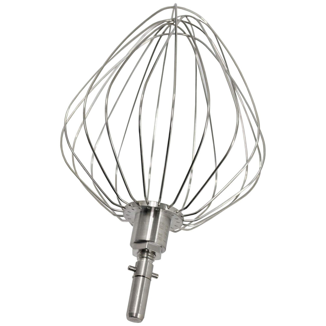 Spares2go 12 Draht Aluminium Ballon-Schneebesen mit Sicherungsring für Kenwood Major Chef Standmixer