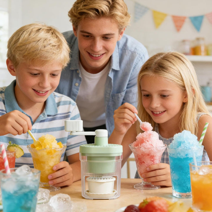 Rasierte Eismaschine, handgekröpfter Schneekegelmacher, Slushies, Rasiermaschine, für Küche, Bar, Pa