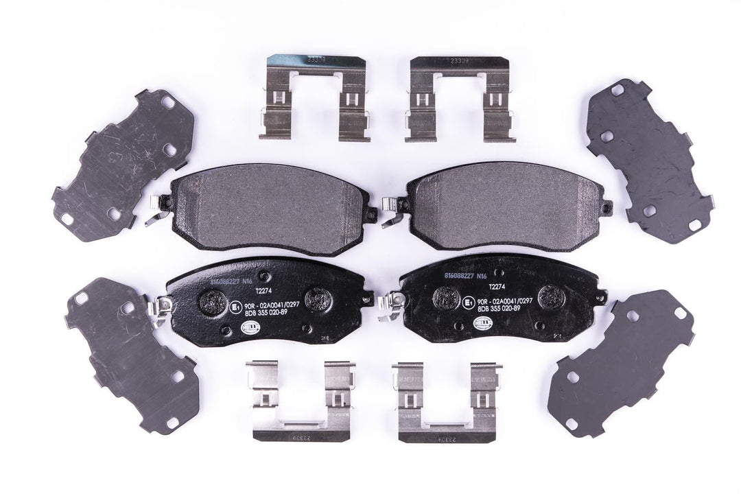 HELLA PAGID 8DB 355 020-891 Bremsbelagsatz - T2274 - Dicke/Stärke: 16.7mm - Bremssystem: Tokico - mi