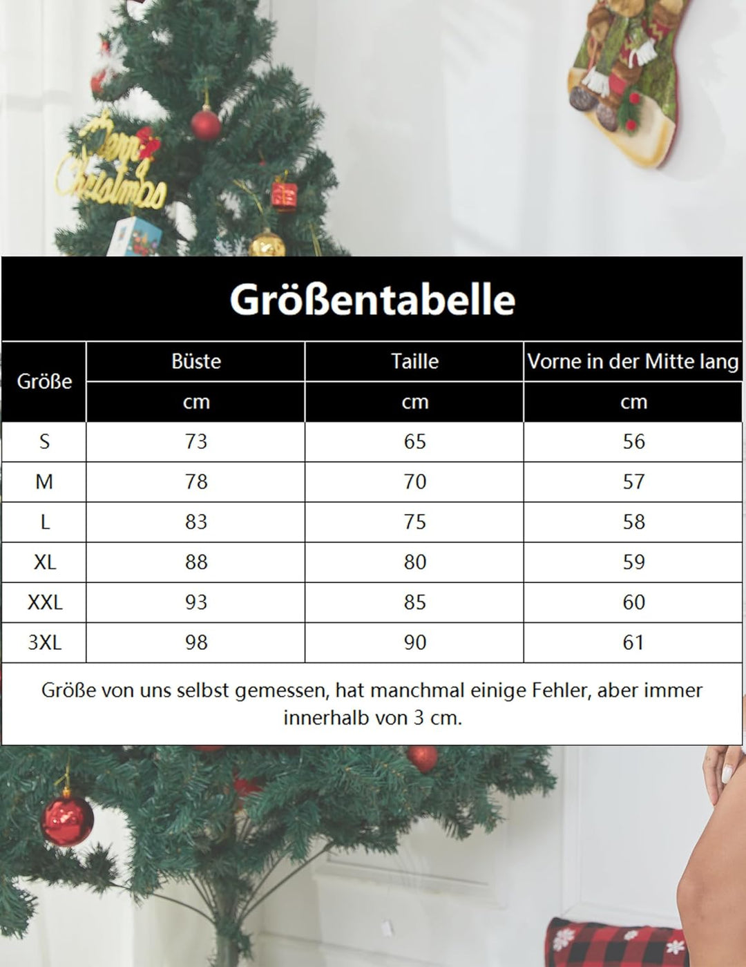 Dessous Damen Weihnachten Unterwäsche Sexy Weihnachtskleid Frauen Santa Kostüm Babydoll V-Ausschnitt
