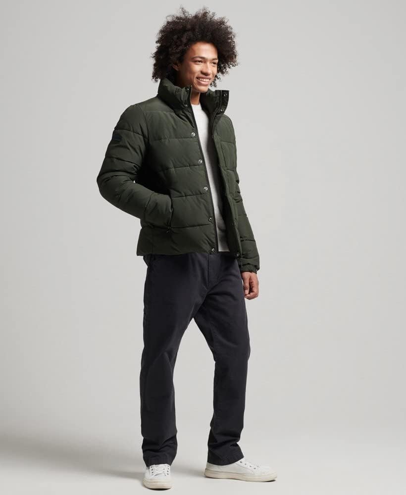 Superdry Herren Retro Steppjacke XL surplus goods olivgrün, XL surplus goods olivgrün