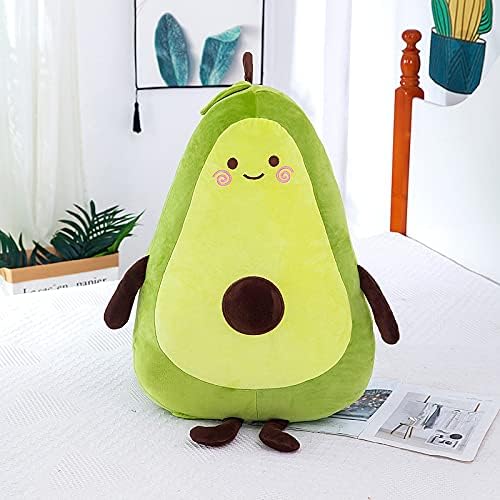 Tikwisdom Avocado, Alligatorbirne, grüne Avocado, Simulation Avocado, Plüschtier, Puppenschlafkissen