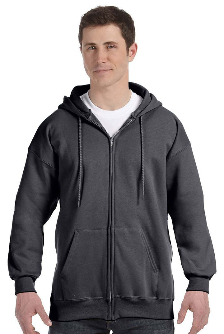 Hanes Herren Kapuzen-Sweatshirt L Charcoal Heather, L Charcoal Heather