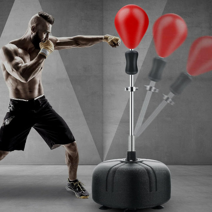 Punchingball Boxsack Standboxsack Erwachsene Boxbirne 120-160cm Höhenverstellbarer Boxausrüstung Ste