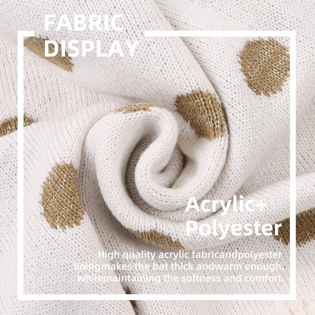 XIAOHAWANG Baby Strickmütze Winter Babymütze Junge Warme Kindermütze Junge Beanie Mütze Dicke Winter