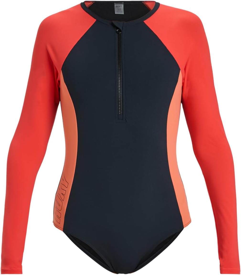 Roxy Damen Active Onesie Sd L/SL Surf Tee (1er Pack) XS Anthracite, XS Anthracite