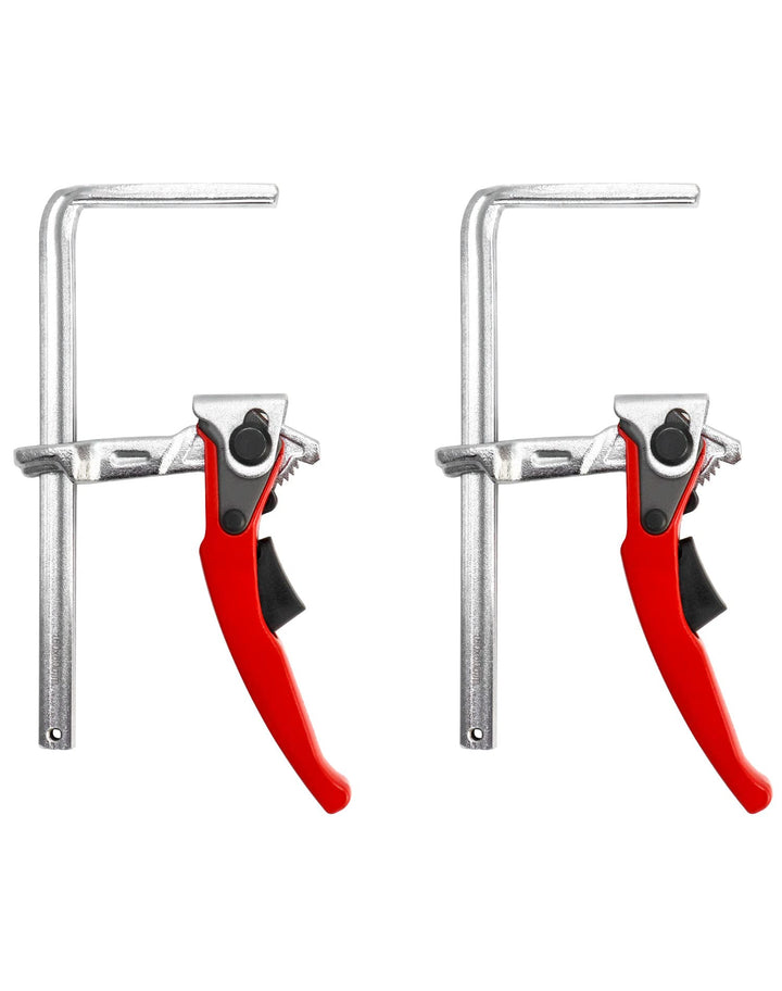 QWORK® Zwinge, Tischzwinge, Hebelzwinge, Schnellspanner mit 160mm Kapazität und 60mm Kehlentiefe zum