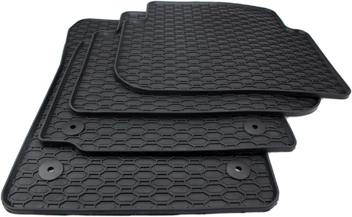 Kfzpremiumteile24 Gummimatten Kompatibel mit Touran (1T 1T3) Baujahr 02/2003-08/2015 für 5-Sitzer Fu