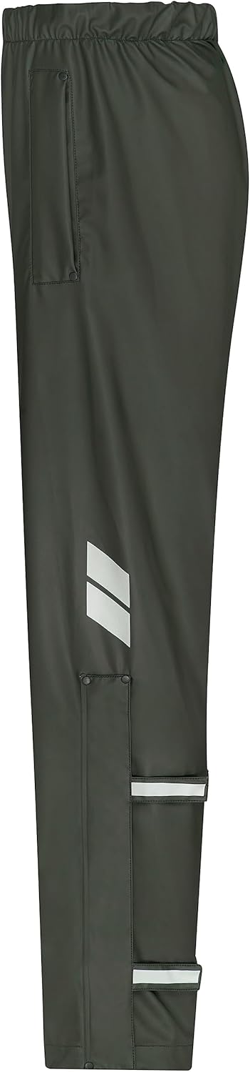James & Nicholson Workwear Regenhose - Praktische Regenhose zum Überziehen 60 Olive, 60 Olive