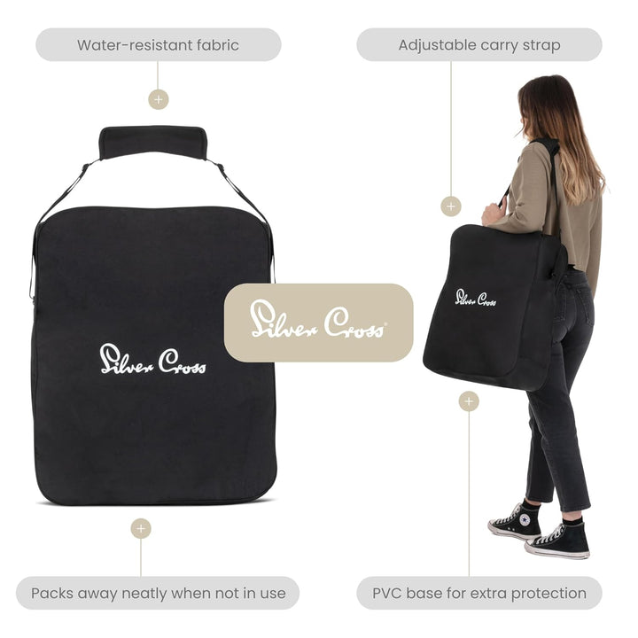Silver Cross Clic Kinderwagentasche Kinderwagen Organizer Tasche Reisetasche Kinderwagen Zubehör was