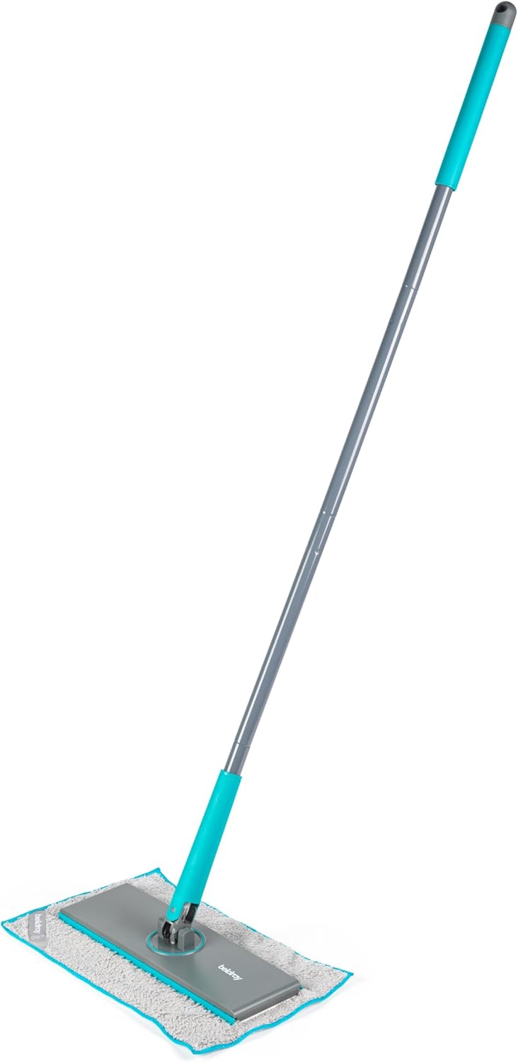 Beldray Anti-Bac Clip-to-Grip Bodenwischer - Grosser Wischkopf, Fliesen/Boden/Fenster/Spiegel, Hygie