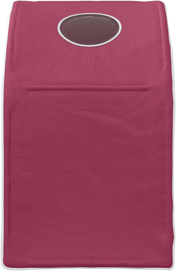 Bettunnel aus Polyester in Rot 211 x 52,5 x 2 cm, 2 Stück, ideal als Zubehör für Lattenrost und Bett