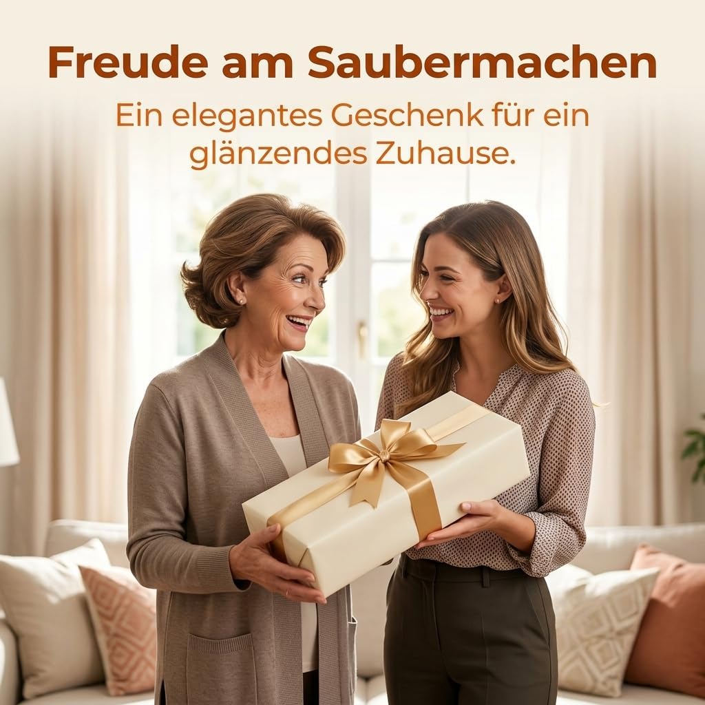 Strauss Staubwedel mit originalen Straussenfedern - Staubwischer mit Teleskopstiel für müheloses Sta