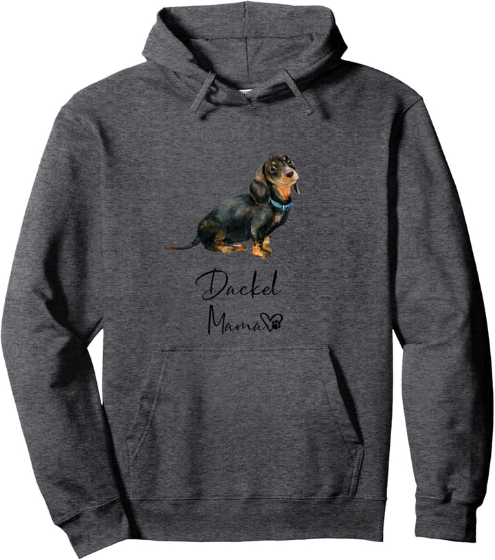Dackel Mama Hundemama Hund Frauchen Haustier Geschenk Pullover Hoodie