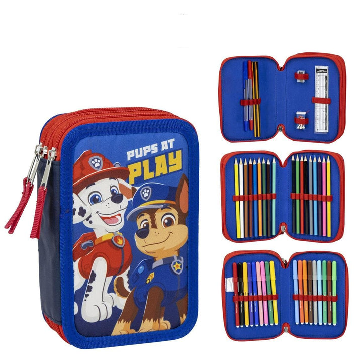 CERDÁ LIFE'S LITTLE MOMENTS Schulmäppchen für Kinder, Paw Patrol, Blau, Reissverschluss, 12,5 x 6,5