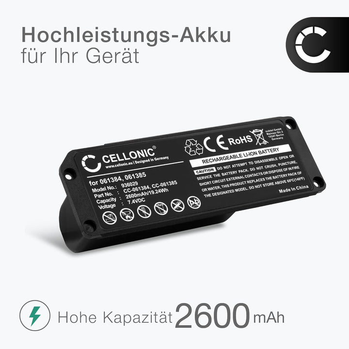 CELLONIC, Lautsprecherakku kompatibel mit Bose Soundlink Mini 1 (2600mAh, 7.4V) 1x Ersatzakku 061384